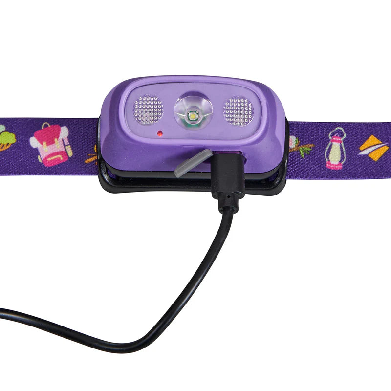 OZtrail 80L Lumos Twinkle Kids Headlamp - Purple
