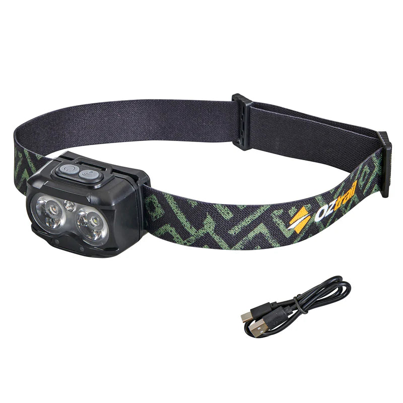 OZtrail Lumos FP200 Rechargeable Headlamp