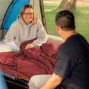 Oztrail Kingsford -3C Double Sleeping Bag- Red