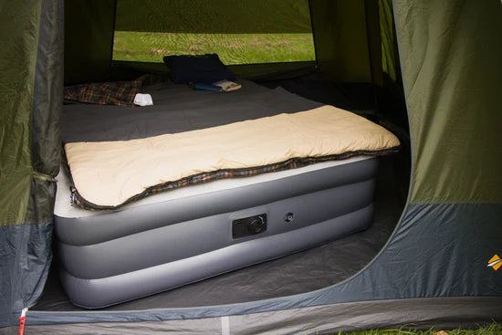 OZtrail Duo Comfort Queen 12v/240v Air Bed