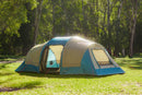 OZtrail Tasman 10P Done Tent Spacious 3 Room Family Tent