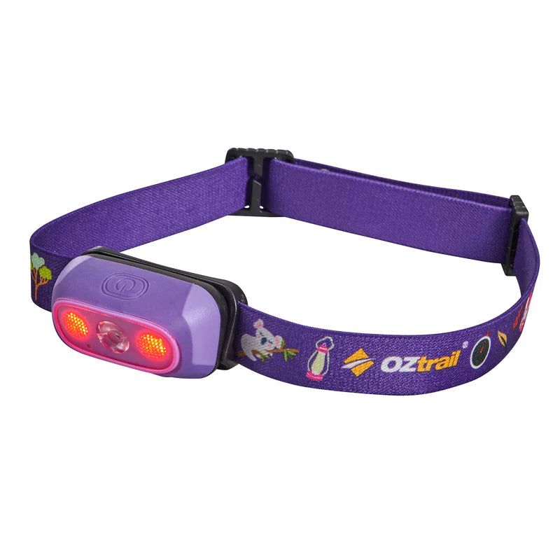 OZtrail 80L Lumos Twinkle Kids Headlamp - Purple