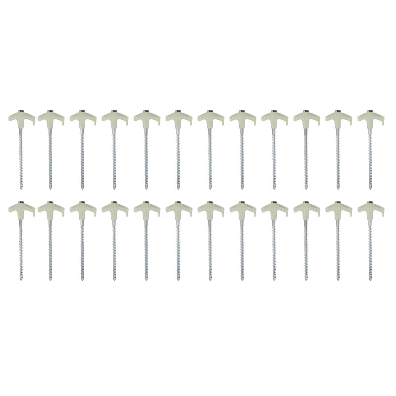 OZtrail Glow In The Dark Screw In Tent Peg Set (25 Piece)