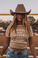 Ringers Western Women's Melrose Classic Fit T-Shirt - Dark Sand