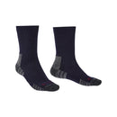 Bridgedale Men's Lightweight Merino Performance Hiking Socks (Medium) - Black