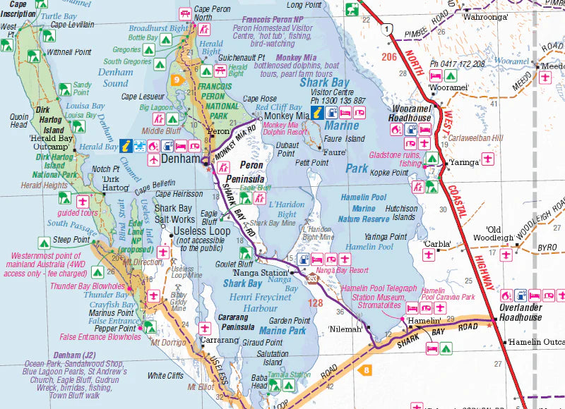 Hema Maps Mid West Western Australia Map (4th Edition)