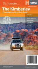 Hema Maps The Kimberly Map features/ The Gibb River Road (15th Edition)