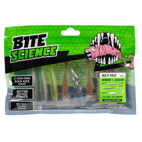 Bite Science Soft Plastic Multi Pack - Minnow