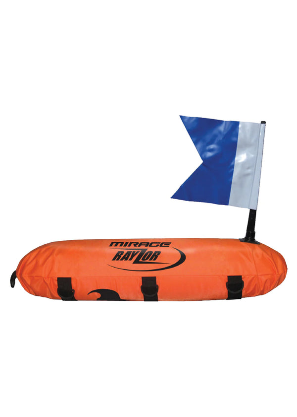 Mirage Dive Flag With Torpedo Float - Orange