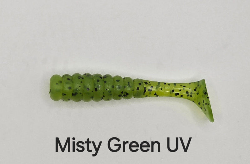 Force Lures & Tackle Paddle Grub 2" (Assorted Colours)
