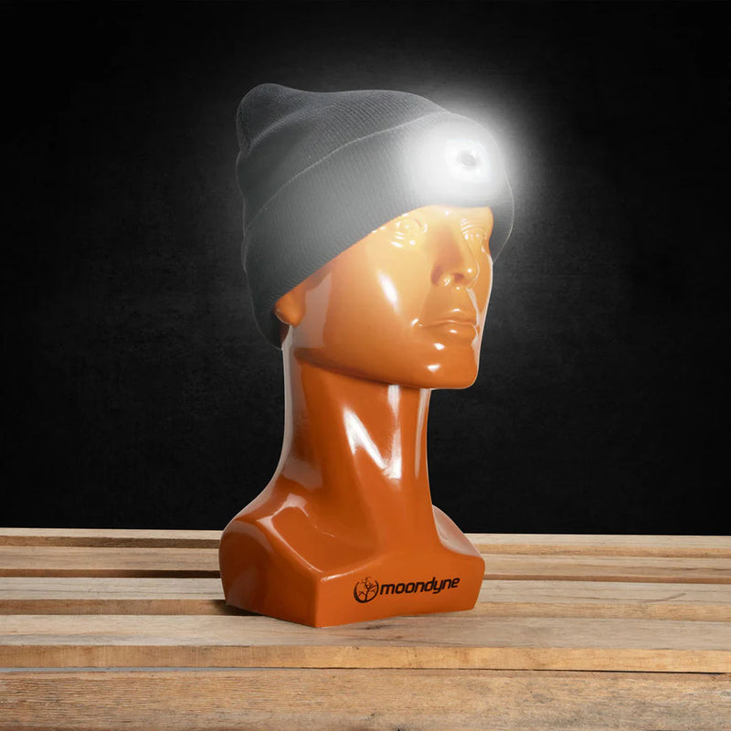 Moondyne LED Rechargeable Beanie - Black