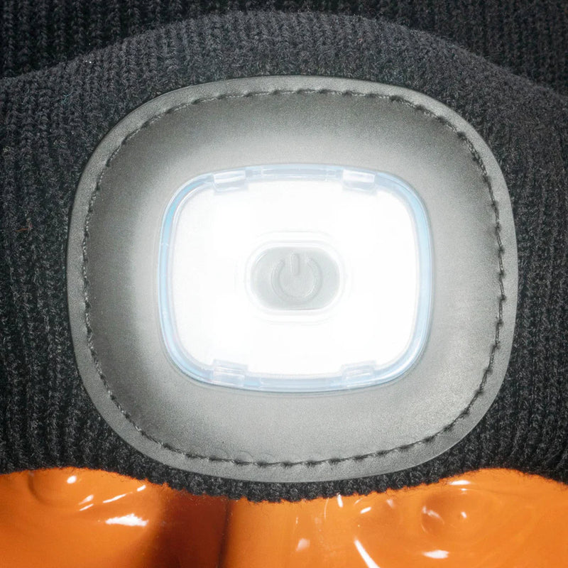 Moondyne LED Rechargeable Beanie - Black