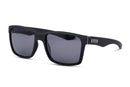 Liive Vision Moto Sunglasses - Black Frame with Polarised Smoke Lens