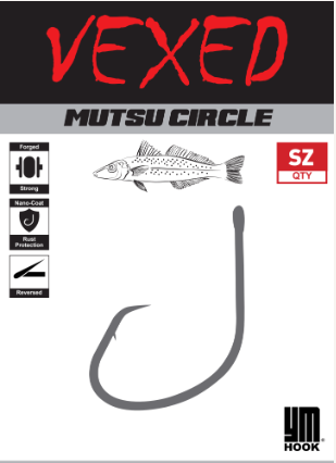 Vexed YM Mutsu Circle Hooks (Assorted Sizes)