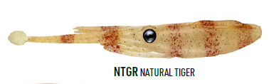 Nomad Design Tackle Live Ops Jerk Squid 3.25" Soft Plastic (Assorted Colours)