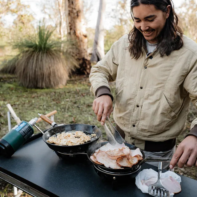 nomadiQ 2 Burner Portable Stove - Black