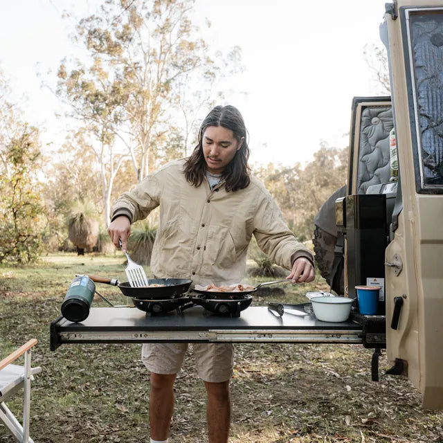 nomadiQ 2 Burner Portable Stove - Black