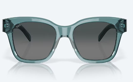 Costa Del Mar Nusa Sunglasses - Gray Gradient Polarised Lens with Deep Crystal Aquamarine Frame