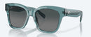 Costa Del Mar Nusa Sunglasses - Gray Gradient Polarised Lens with Deep Crystal Aquamarine Frame