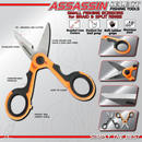 Assassin Braid & Bait Scissors (2 Colour Options)