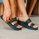 Reef Womens Vista Capri Slides - Black