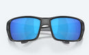 Costa Del Mar Permit Sunglasses - Blue Mirror Polorised Lens with Matte Black Frame