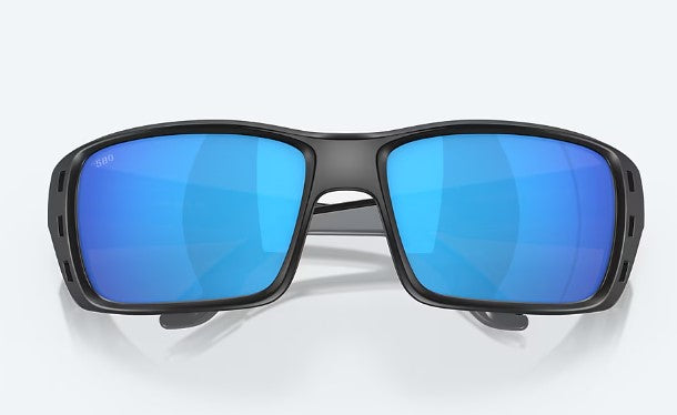 Costa Sunglasses Permit 2 Matte Black Frame - Blue Mirror Polarised Glass