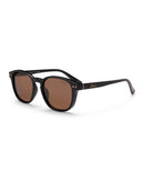 Liive Vision Phoenix Sunglasses - Brown Polarised Lens with Black Frame