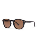 Liive Vision Phoenix Sunglasses - Brown Polarised Lens with Black Frame