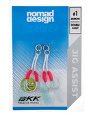 Nomad Design Jigging Assist Hooks (Double Pink) - Variety of Sizes Available