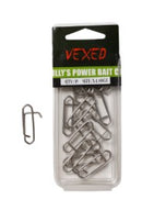 Vexed Power Pulley Bait Release Clip 15 Pack (Assorted Sizes)