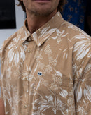 Salty Crew Drifter UV Button Up Shirt - Bronze Brown