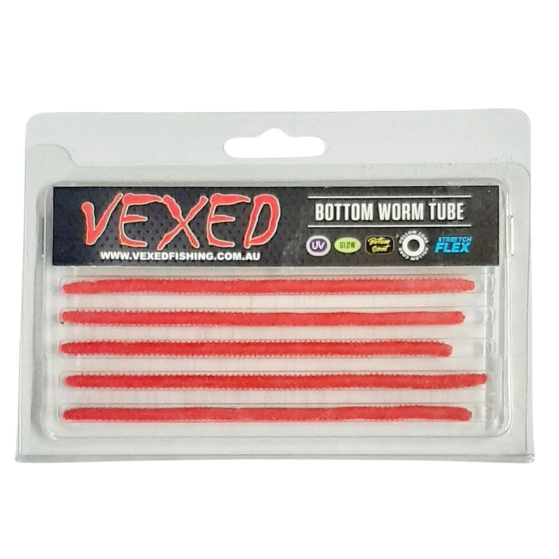 Vexed Bottom Worm Tube 130mm (Assorted Colours)