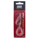 Tsunami Prism Spinner Lure Red/Silver, Red, Red Feather (3.5g)