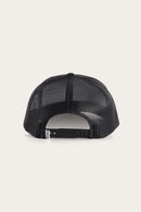 Ringers Western Signature Bull Trucker Cap - Black with Black & White Patch