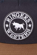 Ringers Western Signature Bull Trucker - Dark Navy/Clay