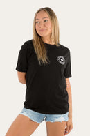 Ringers Western Women's Signature Bull Loose Fit T-Shirt - Black/White
