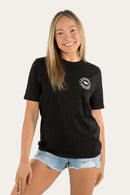 Ringers Western Women's Signature Bull Loose Fit T-Shirt - Black/White