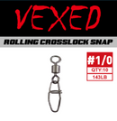 Vexed Rolling Crosslock Snaps - Variety of Sizes Available