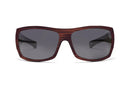 Liive Vision Royboy Sunglasses - Blackwood Frame with Smoke Polarized Lens