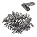 S.W Lab Double Barrel Copper Crimping Sleeves (2.0mm / 500lb-600lb) - 20 Pack