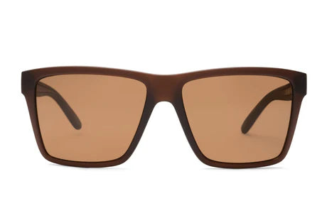 Liive Vision Sabotage Sunglasses - Matt Brown XTAL Frame with Polarised Beer Lens