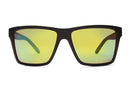 Liive Vision Sabotage Sunglasses - Matt Black Frame with Yellow/Purple Mirror Polarized Lens