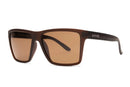Liive Vision Sabotage Sunglasses - Matt Brown XTAL Frame with Polarised Beer Lens