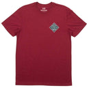 Salty Crew Boys Tippet Refuge Short Sleeve T-Shirt - Burgundy (Medium)