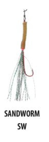 Vexed Bottom Worm Long Shank Assist Sand Worm (Assorted Hook Sizes)