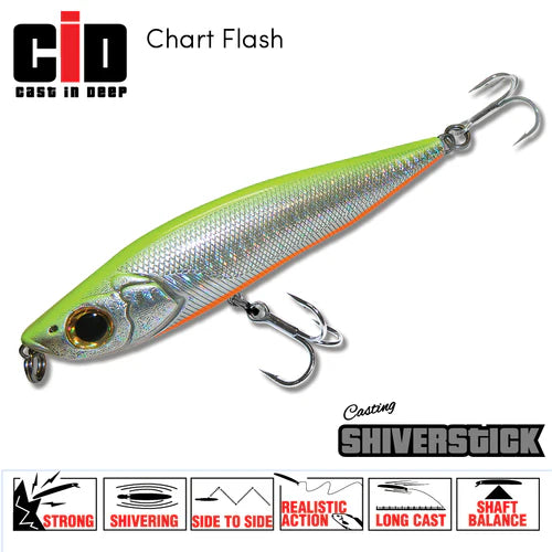 CID Shiverstick Lure 110mm (Assorted Colours)