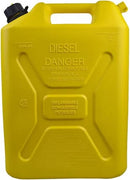 Scepter Heavy Duty Plastic Upright Fuel Jerry Can - Diesel (20L) - Yellow