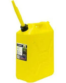 Scepter Heavy Duty Plastic Upright Fuel Jerry Can - Diesel (20L) - Yellow