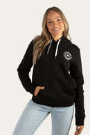 Ringers Western Women's Signature Bull Pullover Hoodie - Black/White
